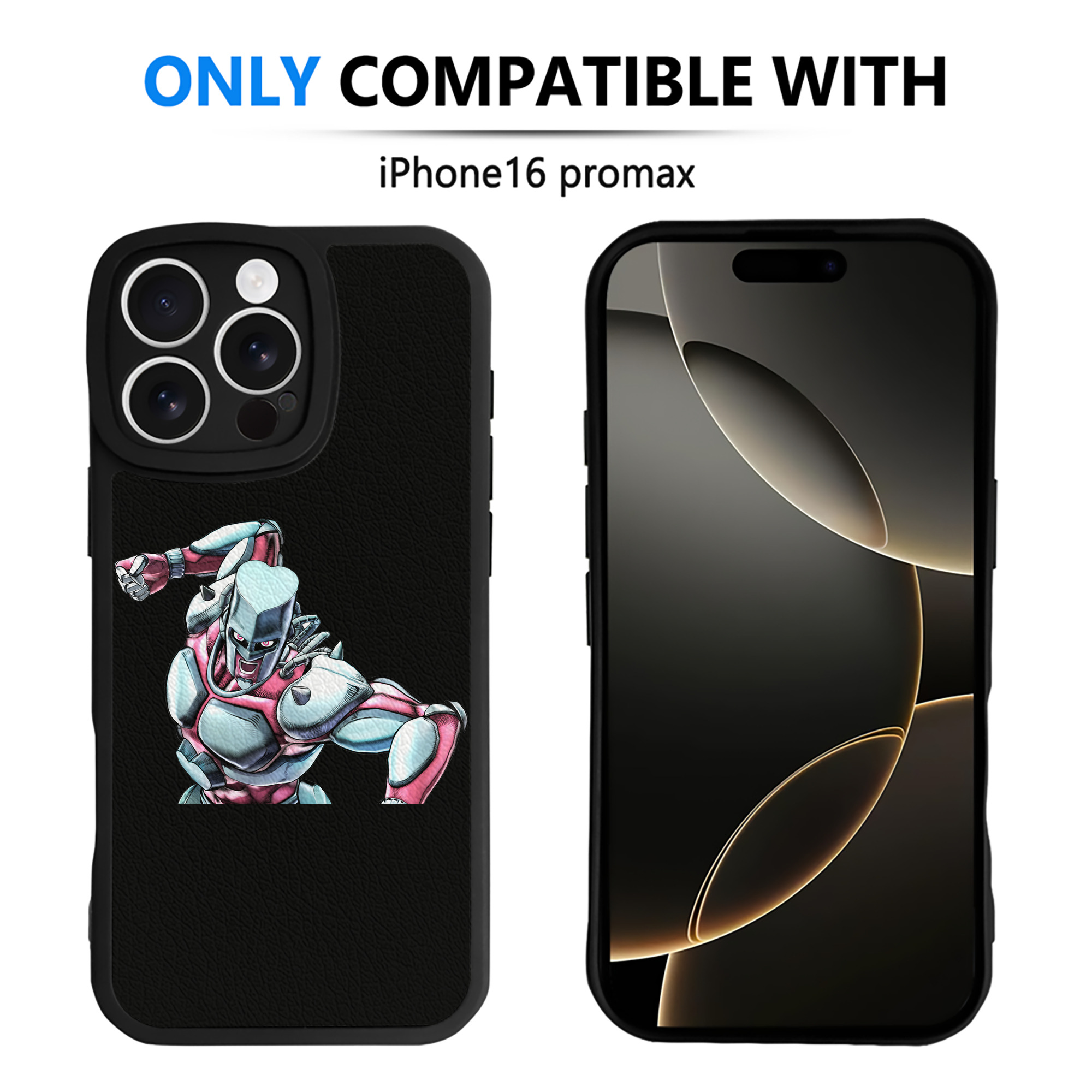 （画像用） ジョジョの奇妙な冒険 ひがしかた じょうすけ JoJo's Bizarre Adventure Higashikata Josuke 【iPhone 16シリーズ対応】シリコンスマホケース（レザー調） 材質：シリコン